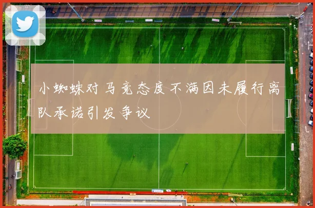 小蜘蛛对马竞态度不满因未履行离队承诺引发争议